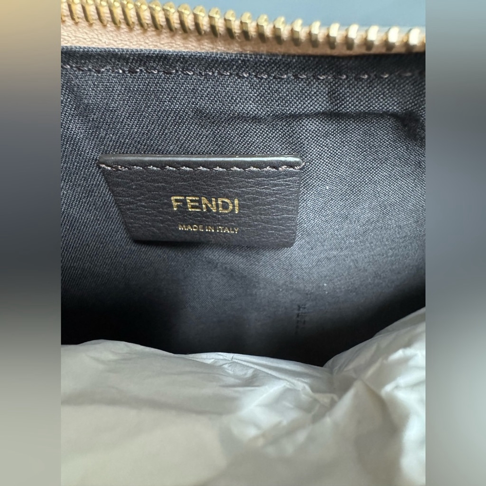 NWT- Fendi Pale Pink Leather Fendigraphy small hobo bag - Picture 7 of 8